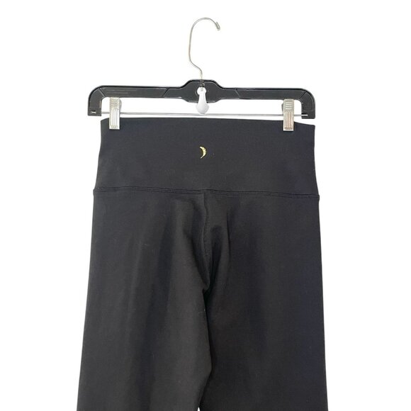 Flare Split Hem Leggings for Women Tummy Control Workout Leggings Black Size M - Picture 3 of 5